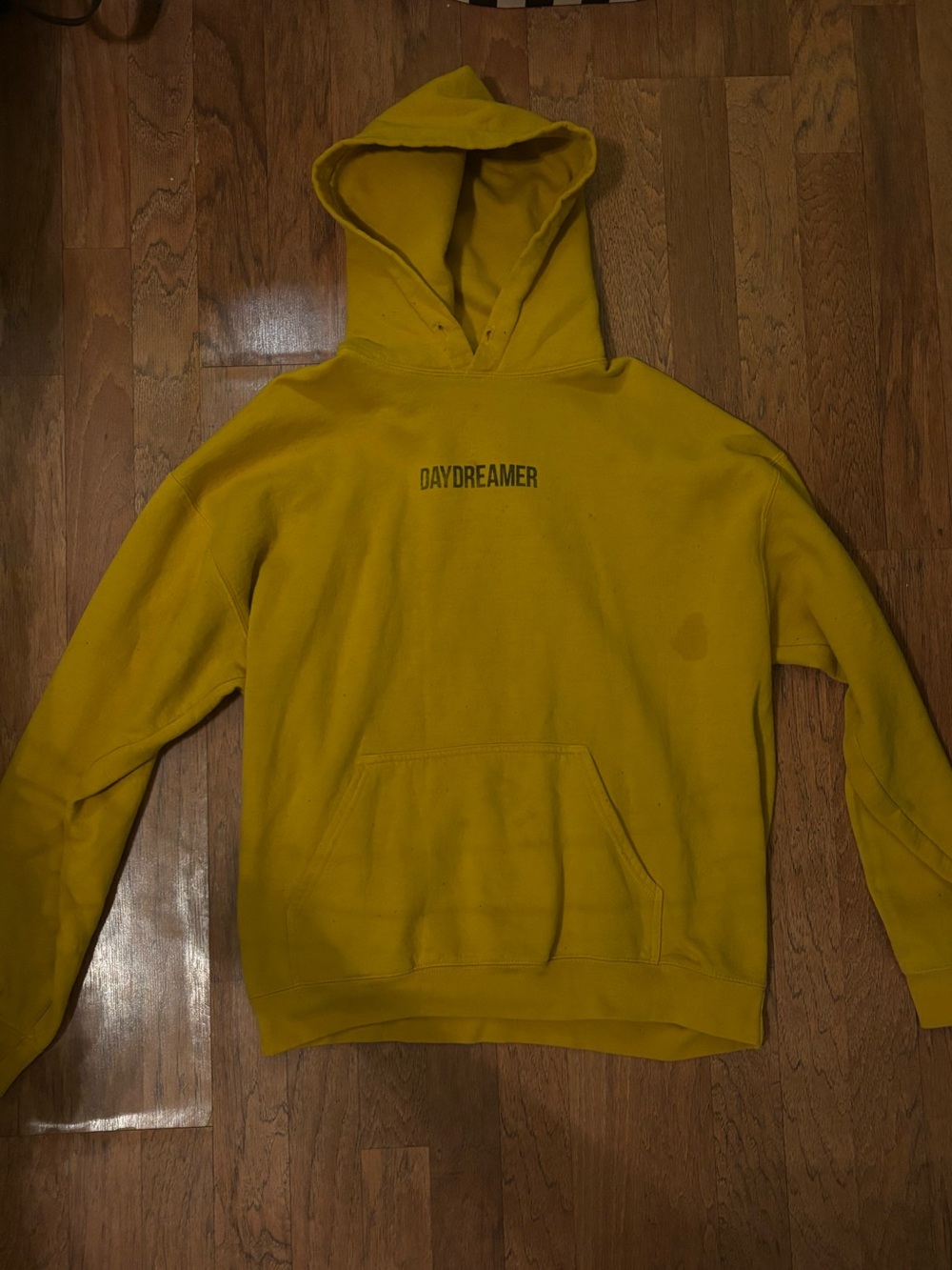 Daydreamer Men's Yellow Pullover Hoodie